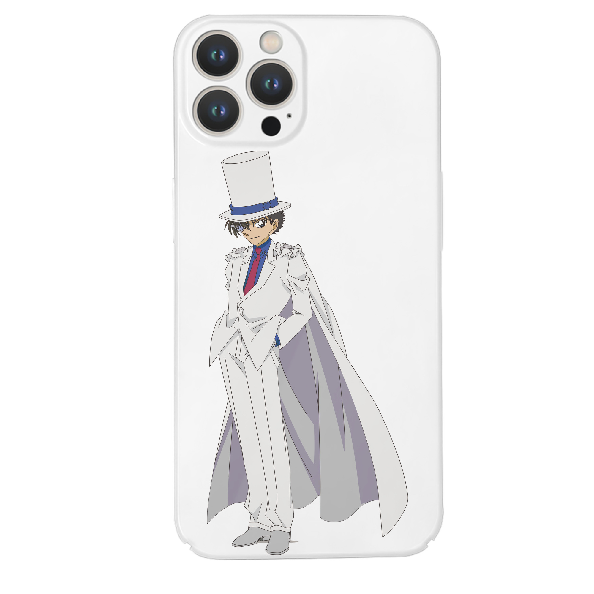 （画像用） 名探偵コナン くろば かいと Detective Conan Kuroba Kaito 【iPhone 14シリーズ対応】ハードケース